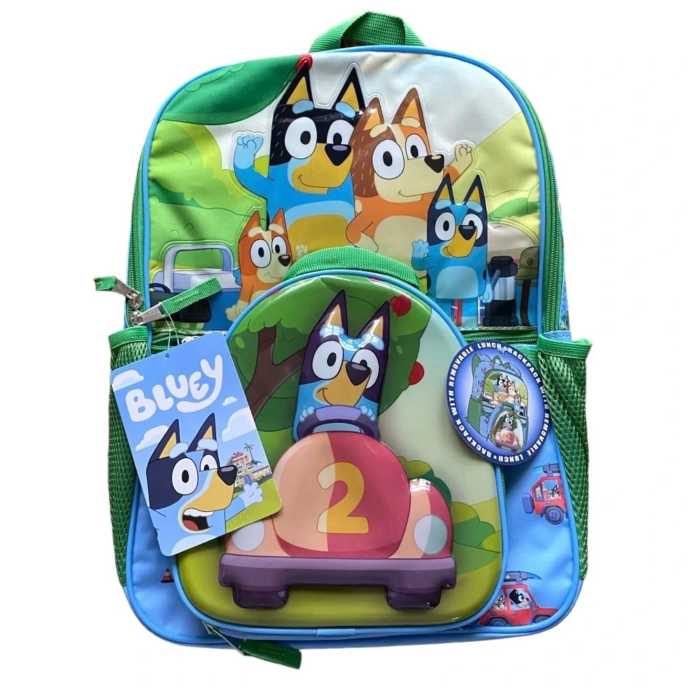Bluey Backpack and Lunch Bag Set